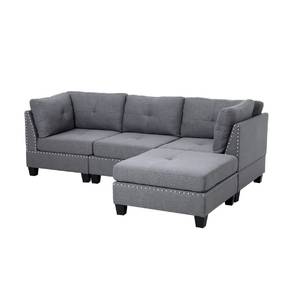  Convertible Sectional Sofa Couch with Ottoman