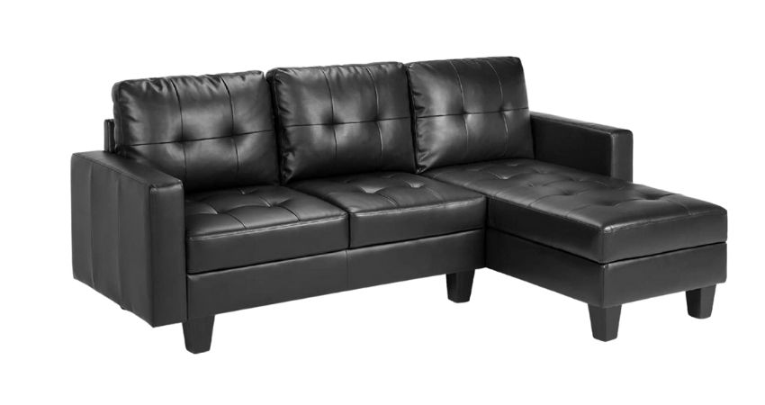 Leather Sectional Sofa Set