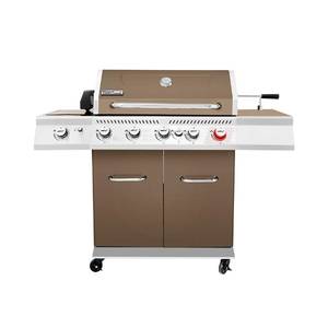 Cabinet Style Propane Gas Grill with Rotisserie Kit