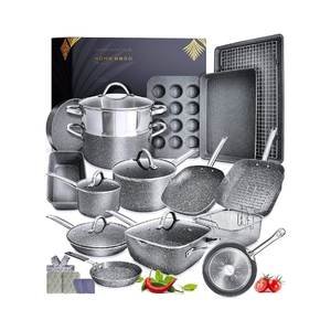Granite Cookware Sets Nonstick Pots and Pans Set