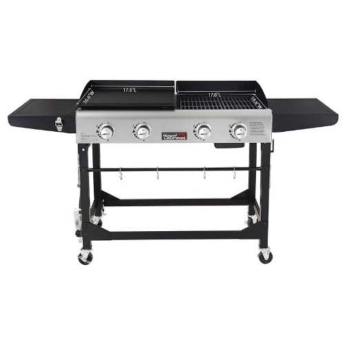 propane gas grill and griddle combo