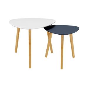 Bamboo Nesting Triangle Coffee Table
