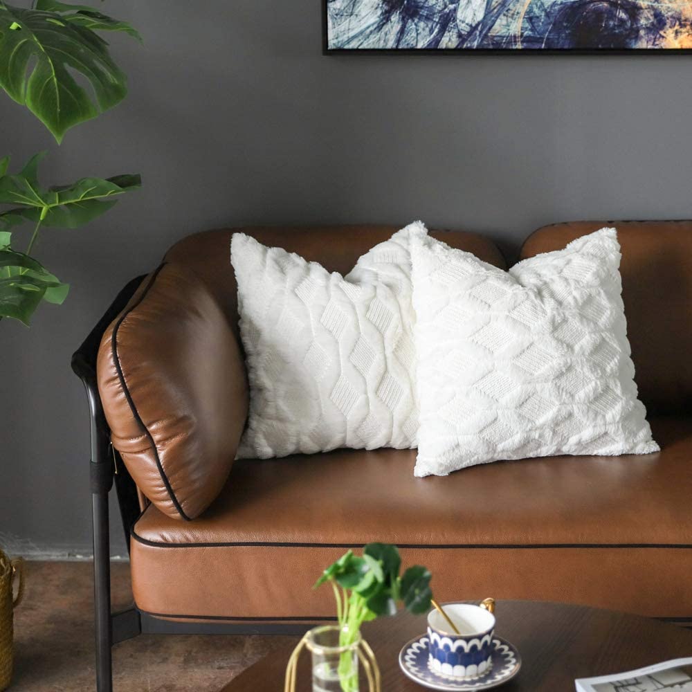 Luxurious Pillows and Throws for living room