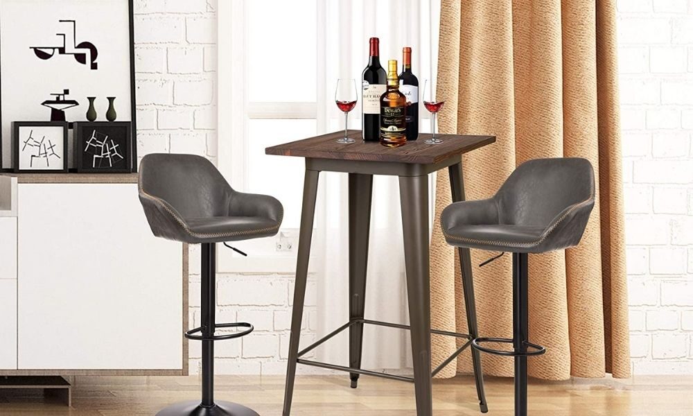 bar stools with backs and arms