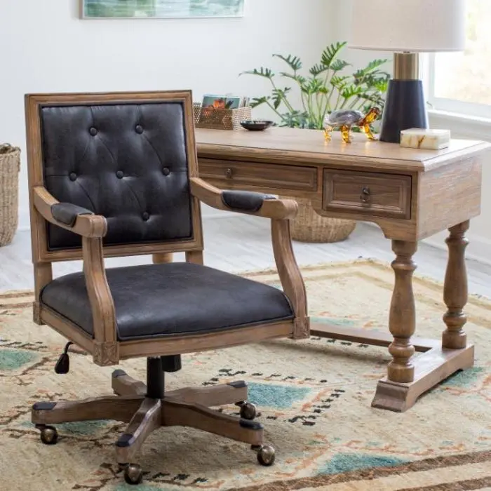 Farmhouse Office Chair