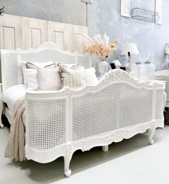 French Cane Bed